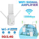 Dual-band Signal Booster Amplifier 1200M Gigabit Wireless Repeater